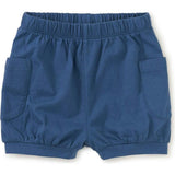 Bubble Pocket Baby Shorts, Blue