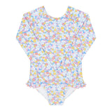 girls jasmine blossom rashguard one piece