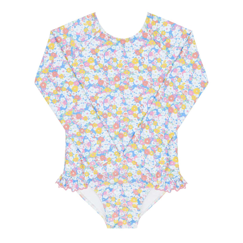 girls jasmine blossom rashguard one piece