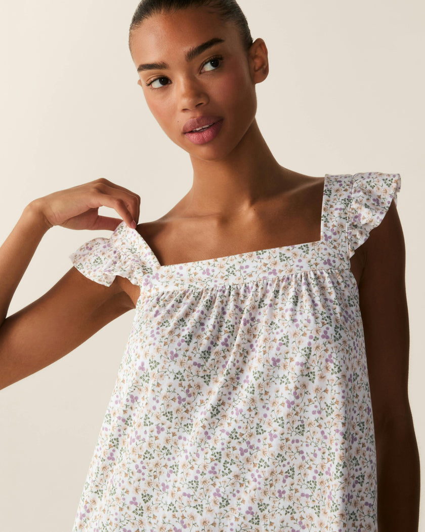 Women's Pima Clara Nightgown in Meadow Bloom