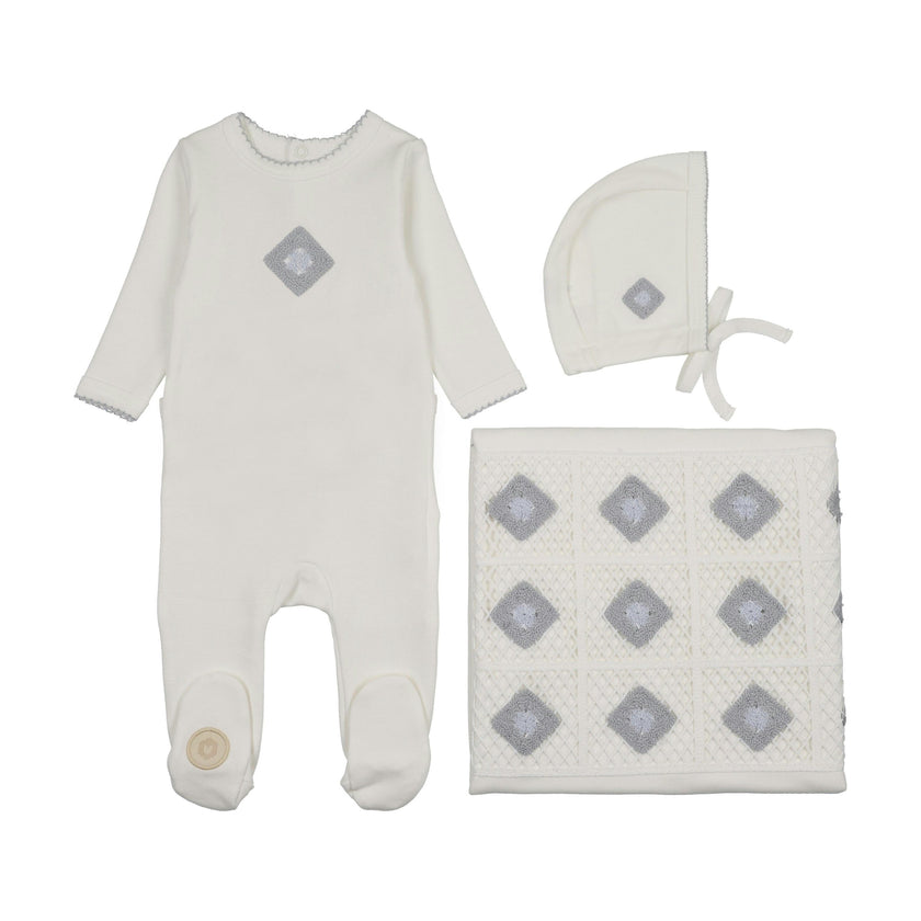 Geo-Floral Layette Set