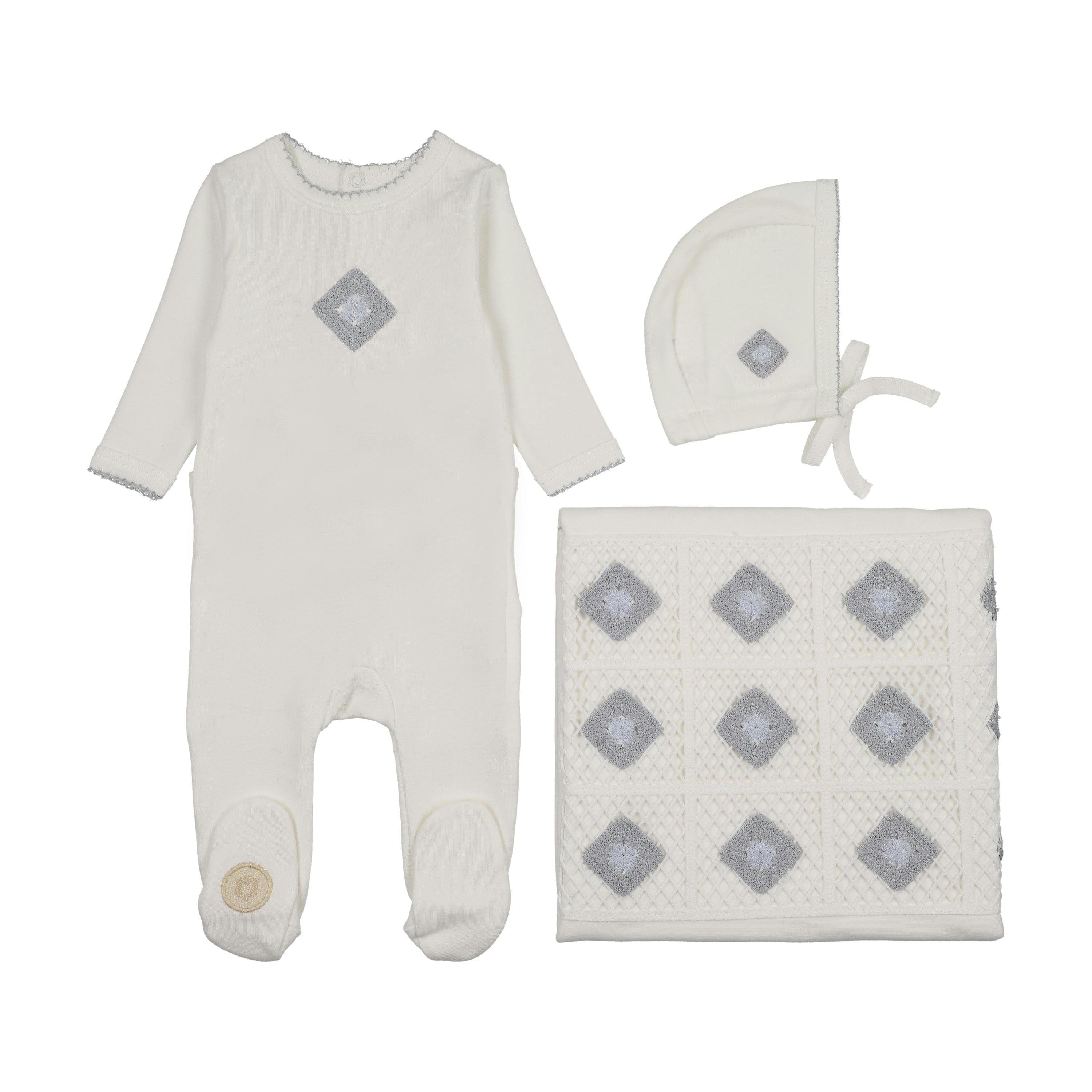 Geo-Floral Layette Set