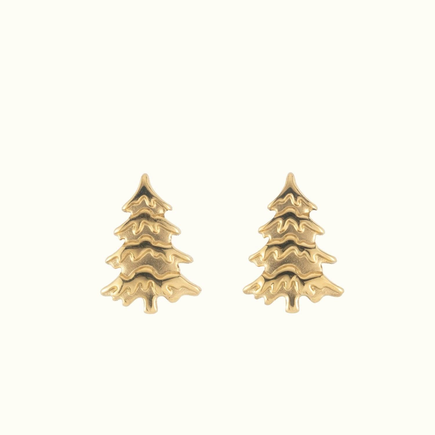 Holiday Tree Stud Earrings