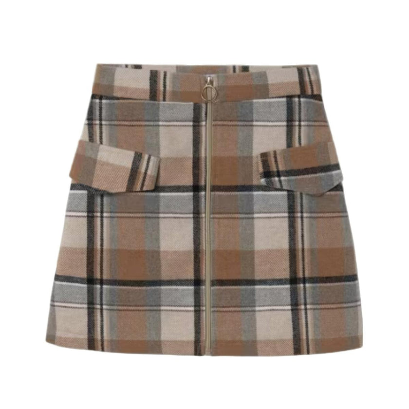 Girl Plaid Skirt