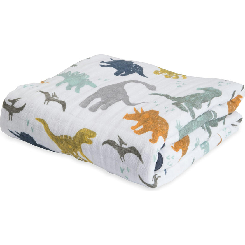 Original Cotton Muslin Quilt - Dino Friends