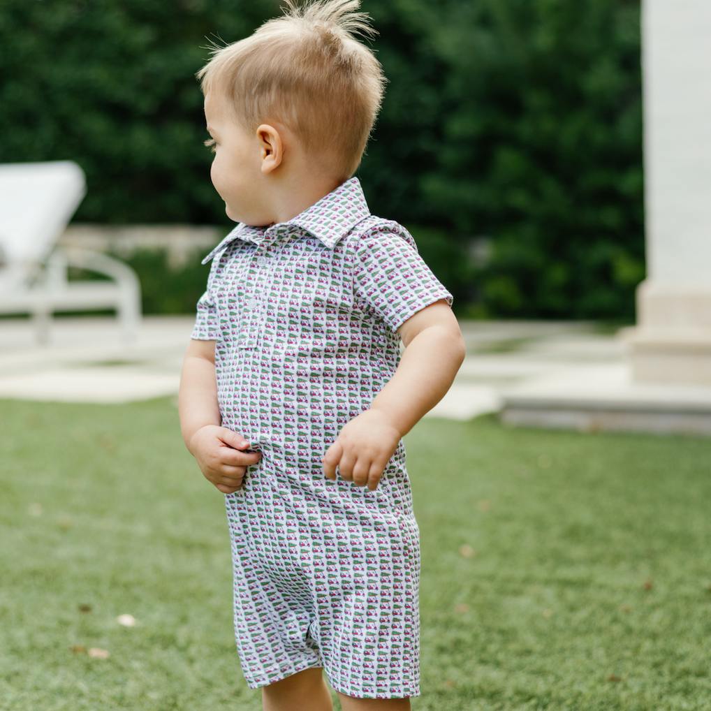 Tripp Boys' Polo Shortall - Christmas at the Club