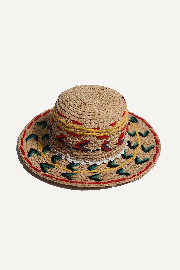 CYPRUS EMBELLISHED BOATER