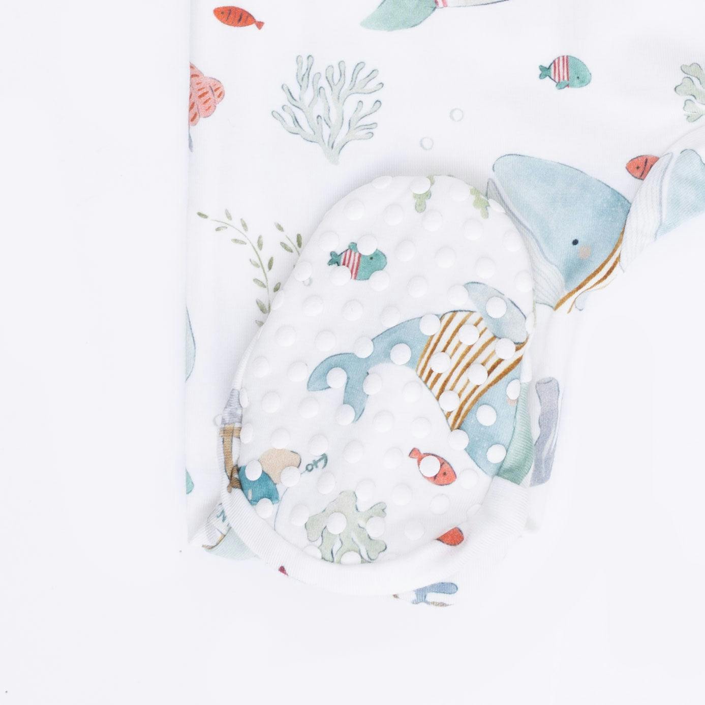 Sailor Sea Creatures - 2 Way Zipper Footie