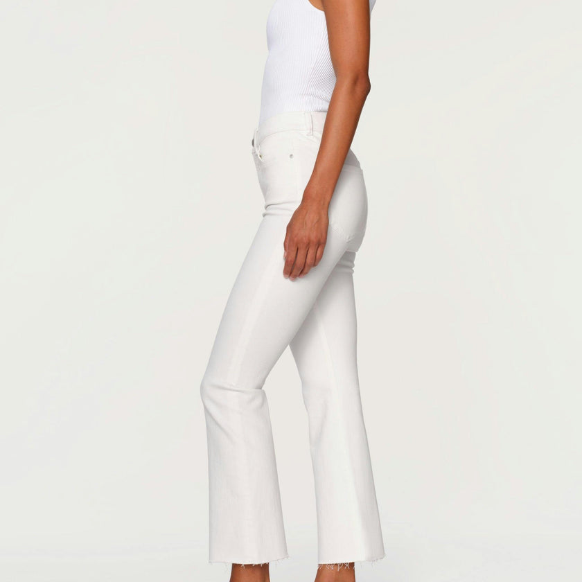 Bridget Boot High Rise Instasculpt™ Crop Jeans | White