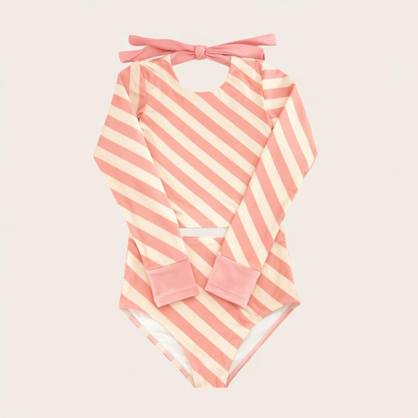 Soleil Stripe Two Piece Long Sleeve