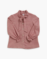Amaia Blouse Burgundy Minicheck