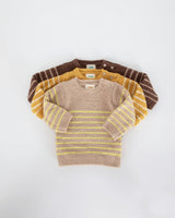 Long Sleeve Top Striped - Fuzzy