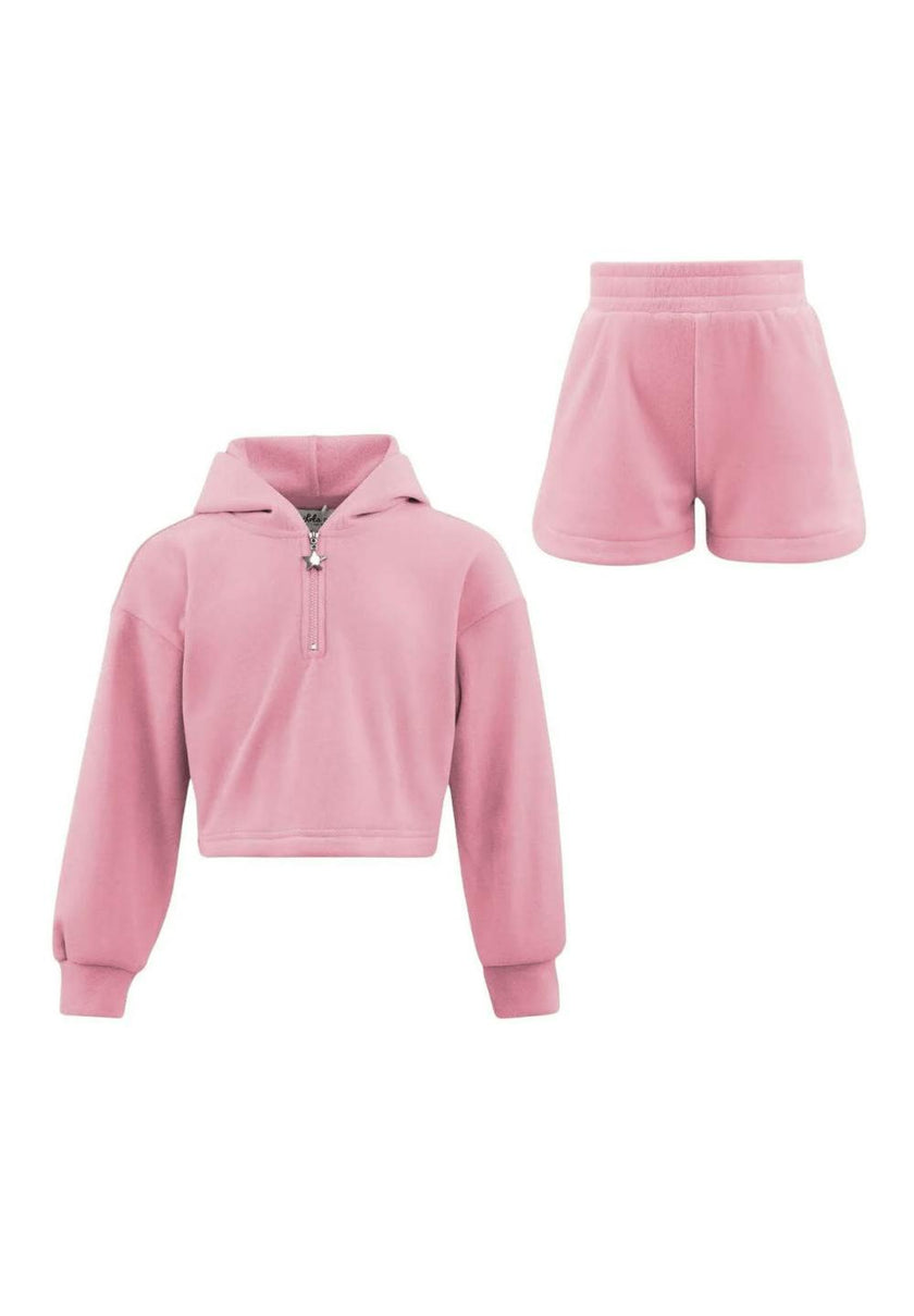 Pastel Velour Short Set