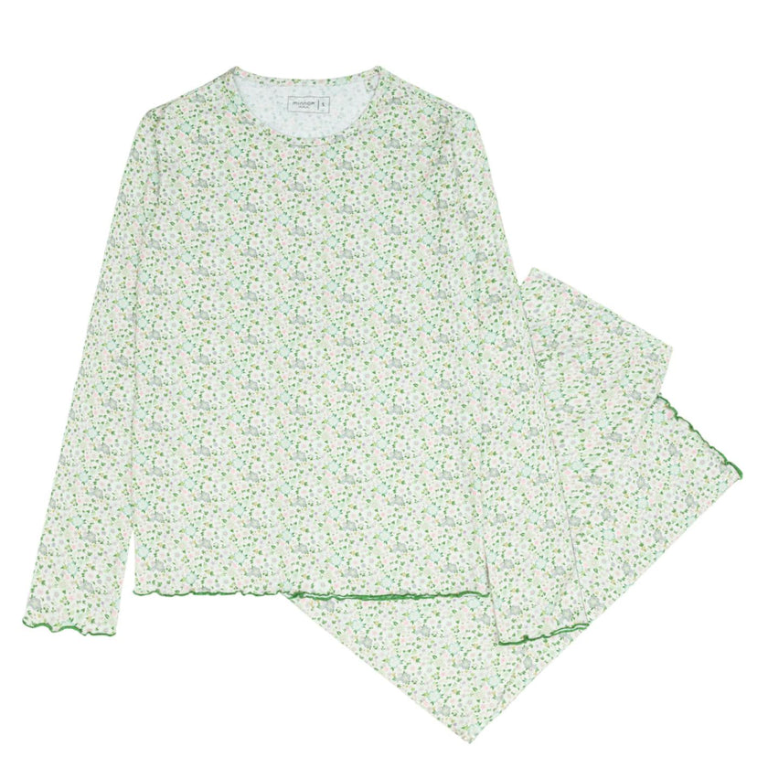 women's sea marsh floral pima pajamas set