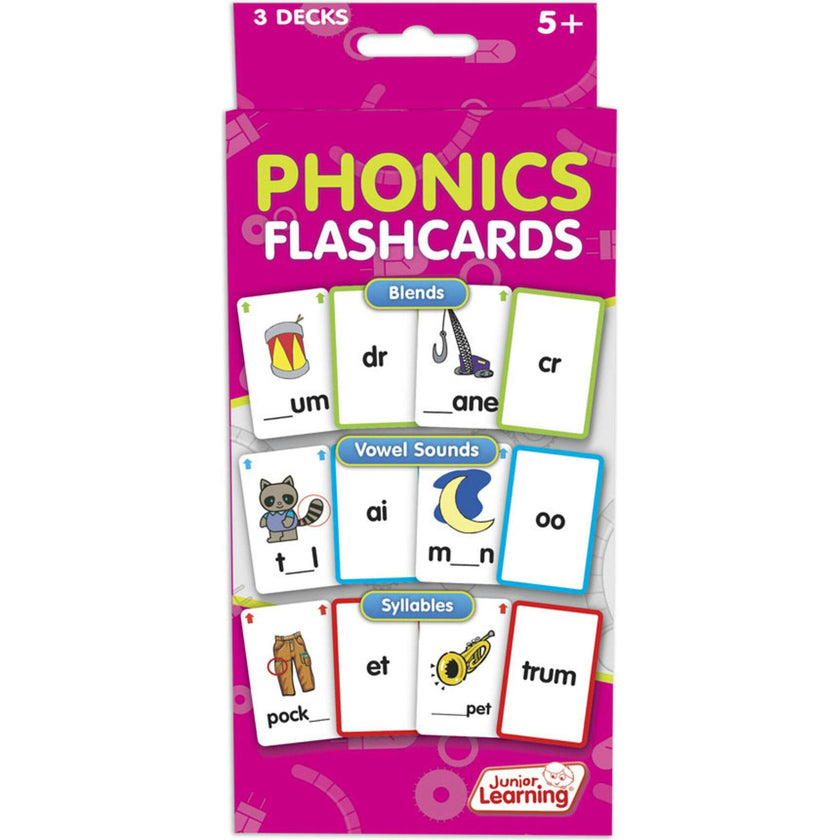 Phonics Flashcards for Kindergarten to 1st