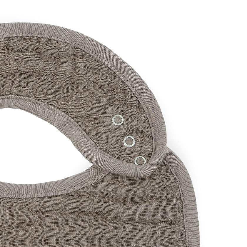 Organic Cotton Muslin Classic Bib 3 Pack - White Sage