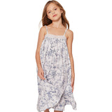 Girl's Twill Lily Nightgown in Timeless Toile