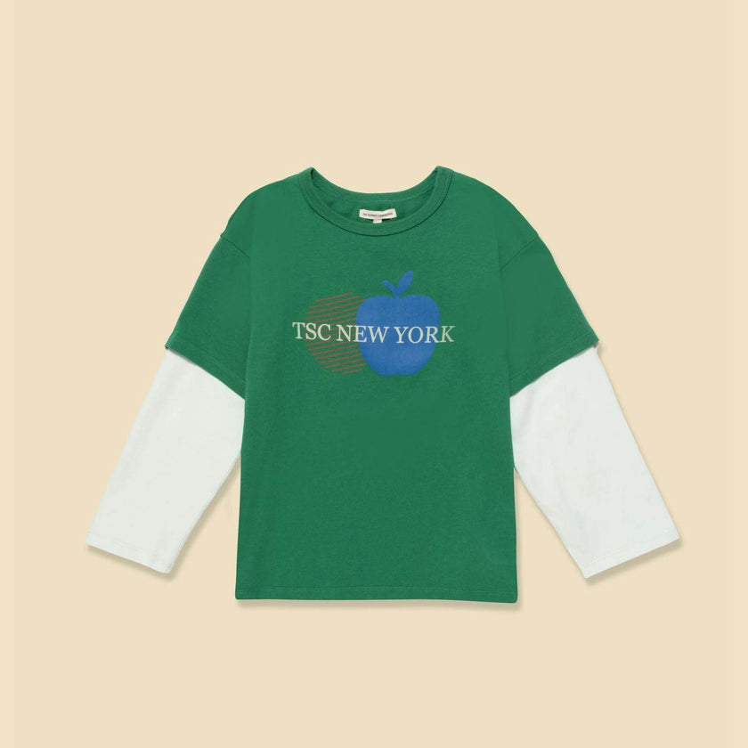 Organic Skater Tee in Tenor Green