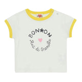 BONTON Napo Baby Ringer Tee 25 Ans - Milk