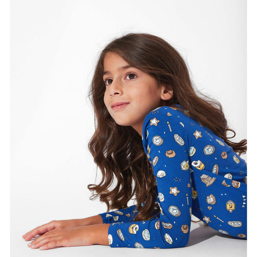 Hanukkah Cookies Bamboo Kids Pajamas