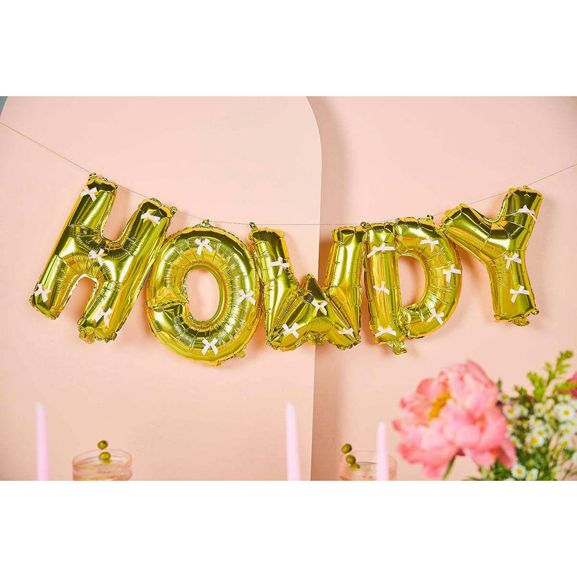 Howdy Darling Balloon Banner