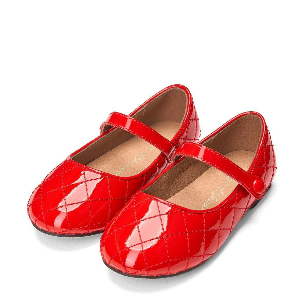 Coco Patent Leather Quilt Mary Jane Shoes