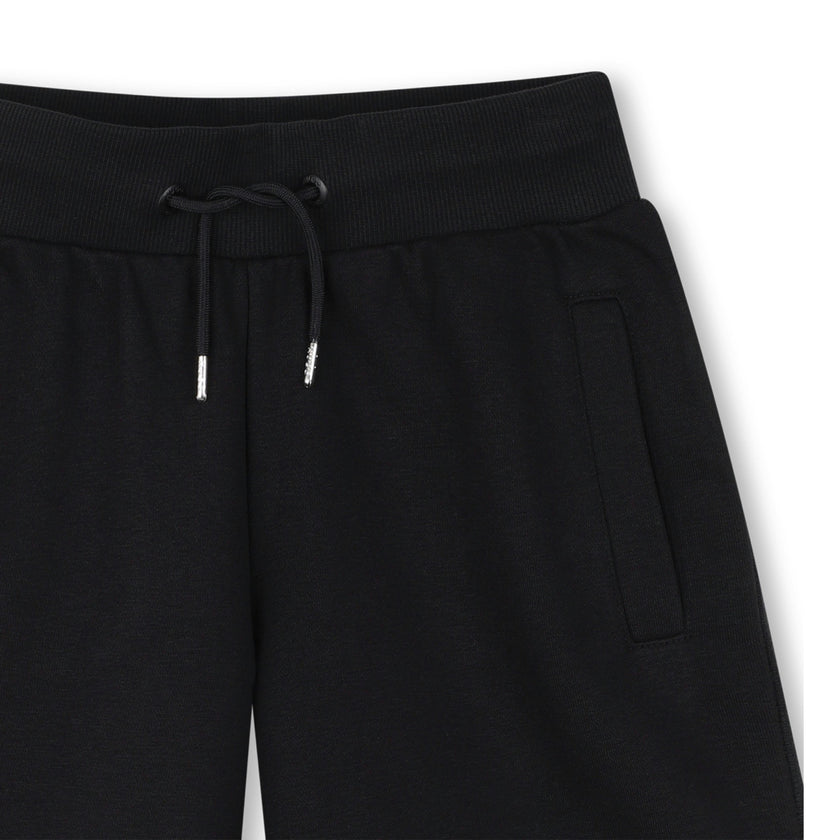 Boys Black Logo Shorts