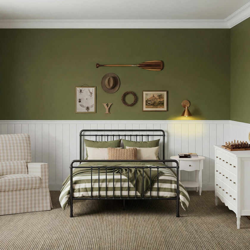 Winston Full Bed in Vintage Iron