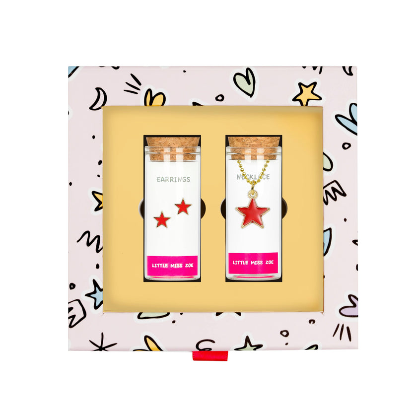 Star Necklace and Earrings Gift Set