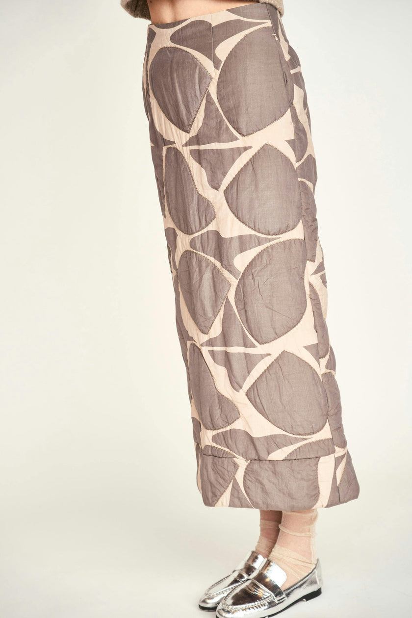 Lombok Skirt in Charcoal Jurassic
