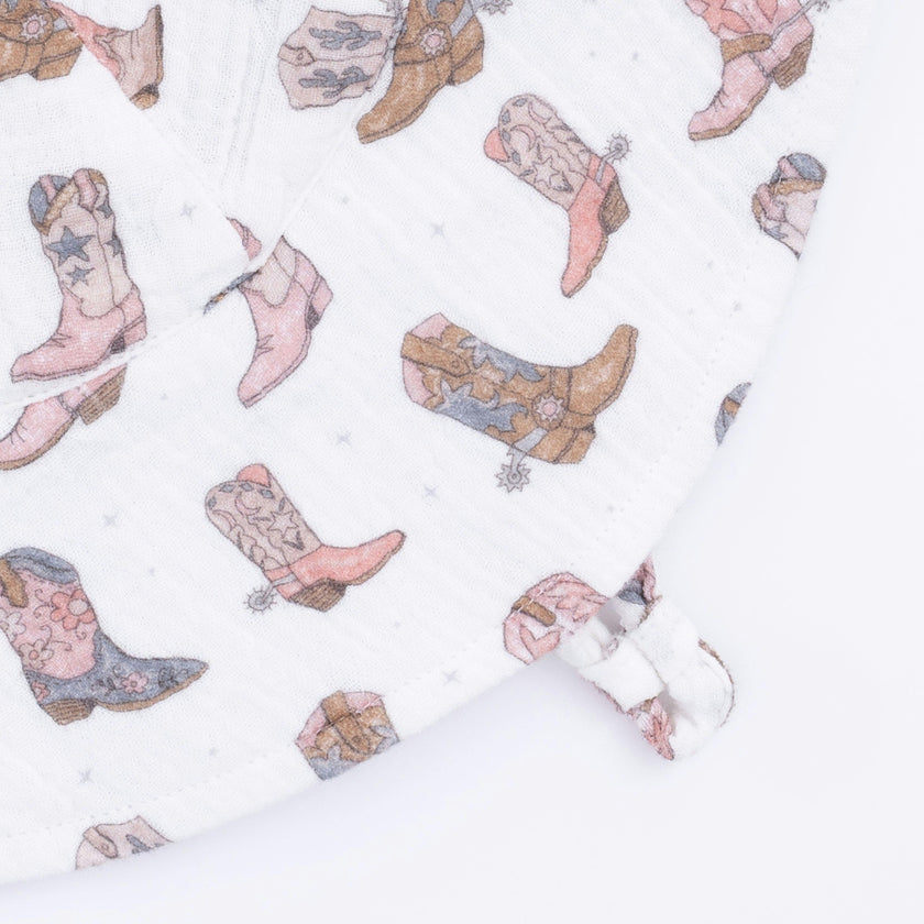 Cowgirl Boots - Wide Brim Sun Hat