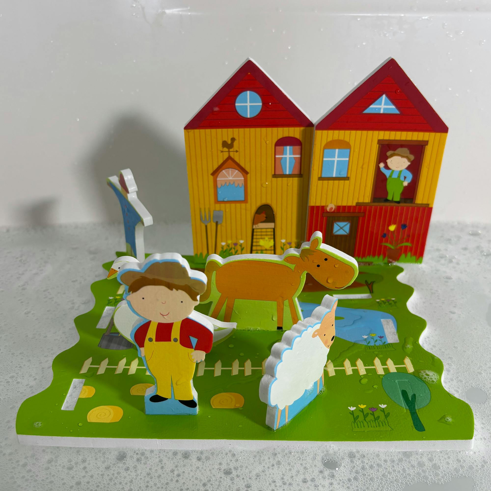 Bath Time: Build & Play - On The Farm