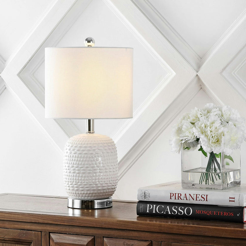 Tucana Table Lamp With USB Port