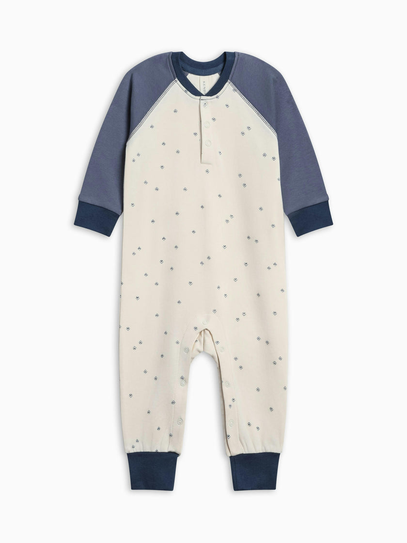 Brix Henley Romper - Peak / Steel