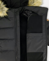 Puffy Winter Jacket Black