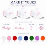 Customizable Bow Baseball Hat