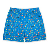 Fishing Lure Print Swim Trunk