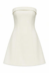 Yael Winter White Bow Back Dress