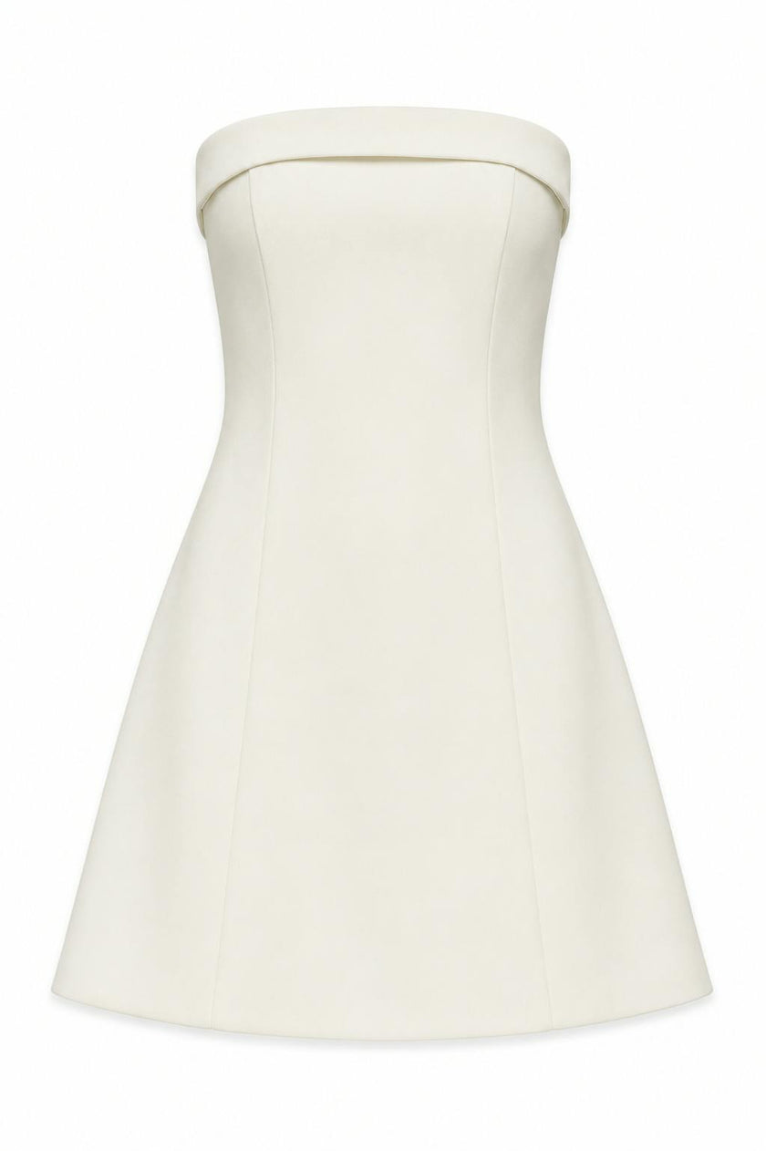 Yael Winter White Bow Back Dress