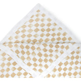 Cotton Muslin Quilted Throw - Adobe Checker