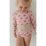 Girl's Crop Two-Piece Swimsuit