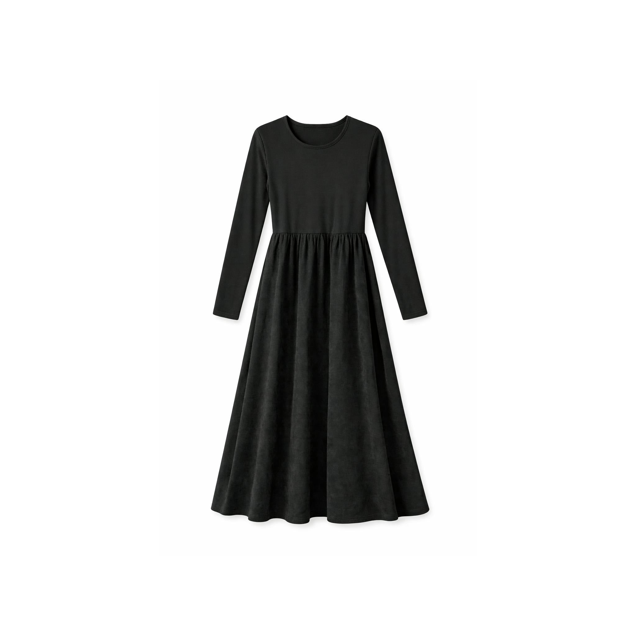 Suede Midi Dress