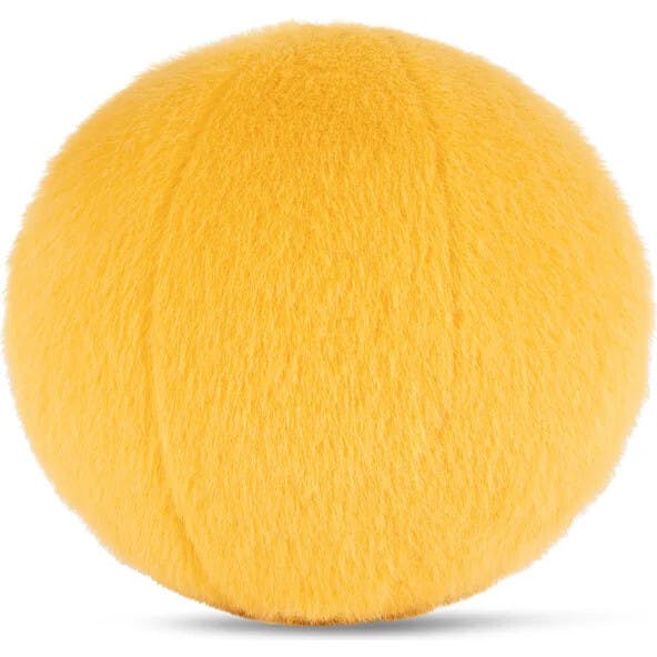 Plush Smiley Fuzzy Yellow 5"