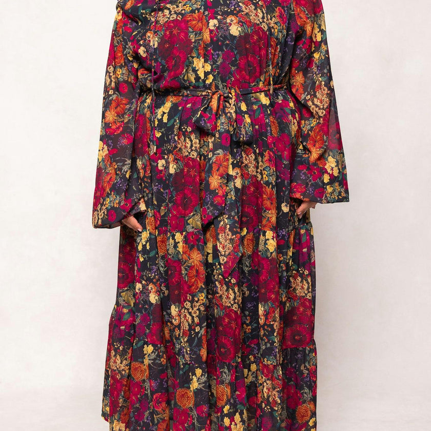 Imogen Dress in Night Garden