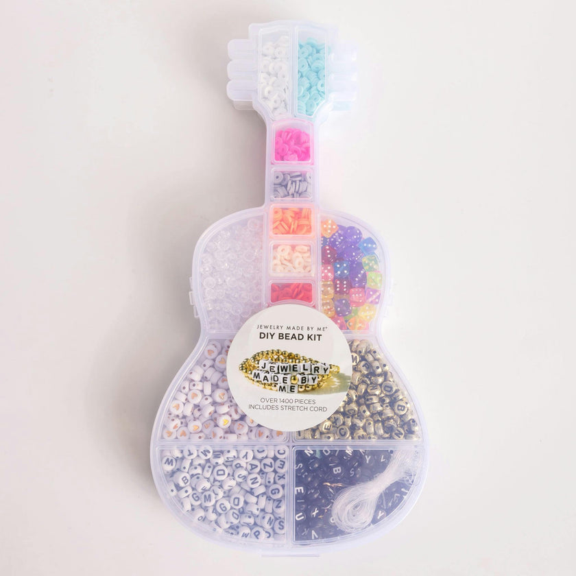 Guitar Shaped DIY Beaded Friendship Bracelet Bead Kit