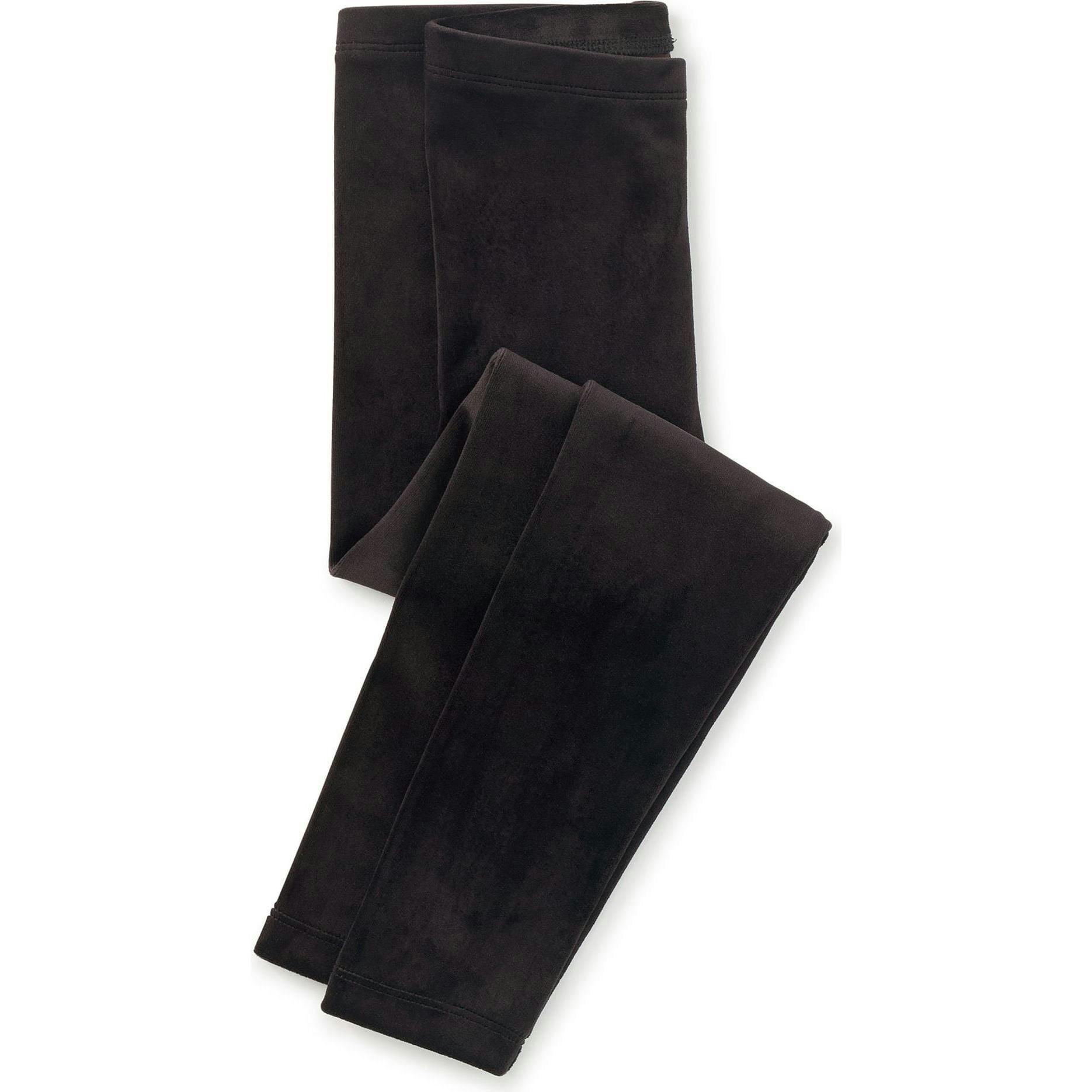 Velour Leggings, Black