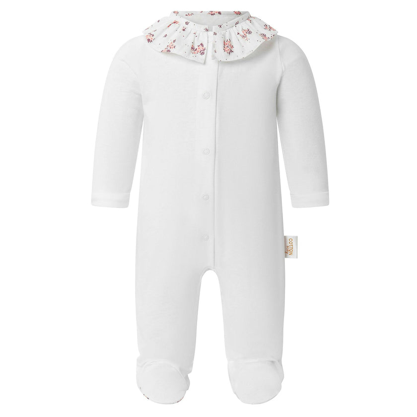 Floral Collar Babygro