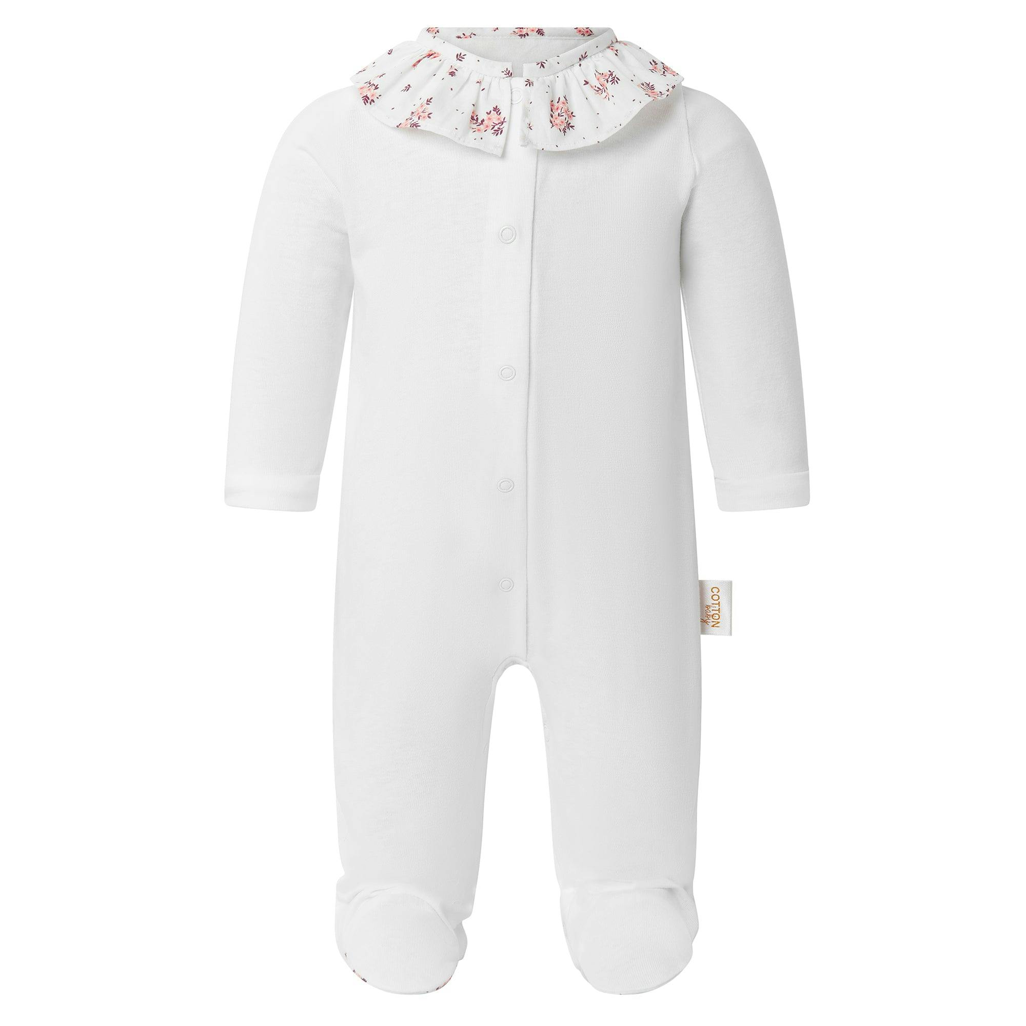 Floral Collar Babygro