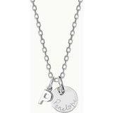 Personalized Mini Alphabet Necklace, Sterling Silver