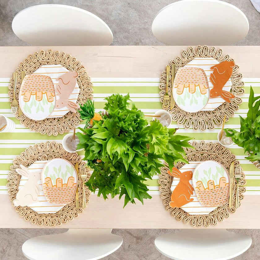 Springtime Garden Carrots Basket Small Plates